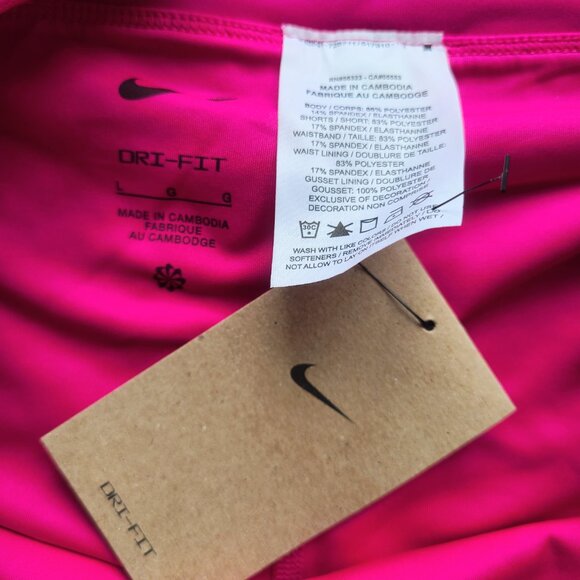 Nike Girls' Club Dri-FIT Golf Skirt / Skort Pink Standard Fit Size Large - Picture 4 of 8